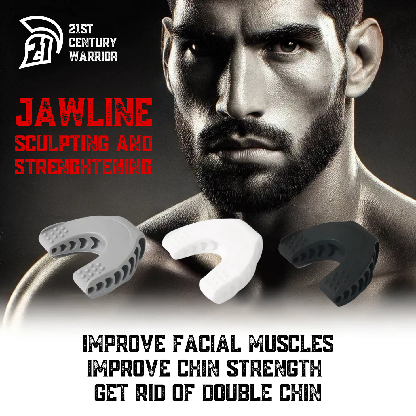 Jaw Trainer for Strengthening Masseter Muscles and Defining Jawline