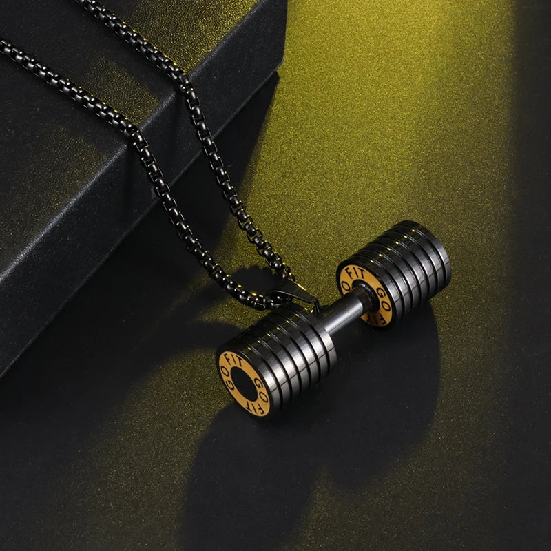 Heavy Dumbbells Necklace